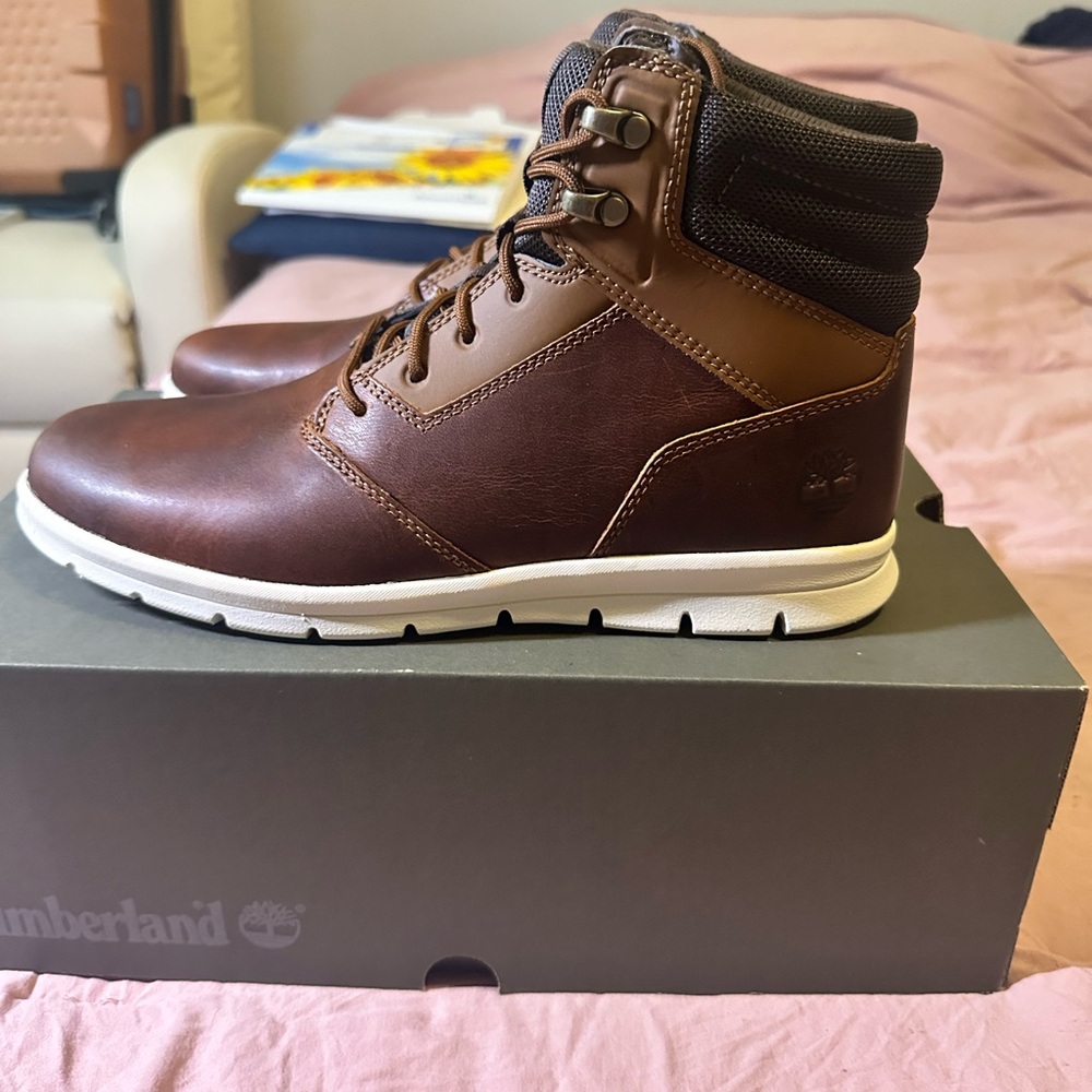 Timberland graydon sneaker boot wheat full grain